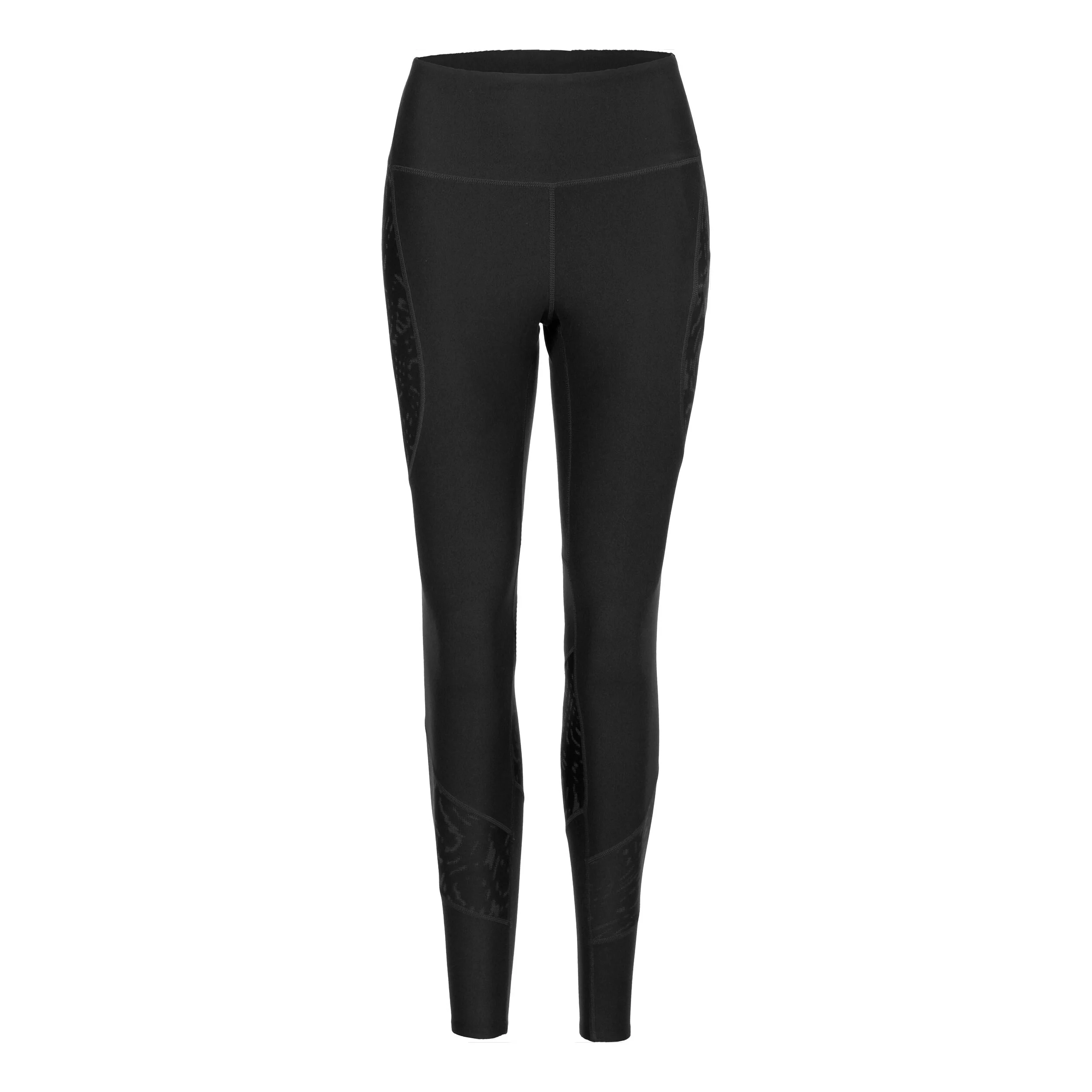 Run All Over Print Brushed Ultraform Highwaist FL Tight Damen - Schwarz