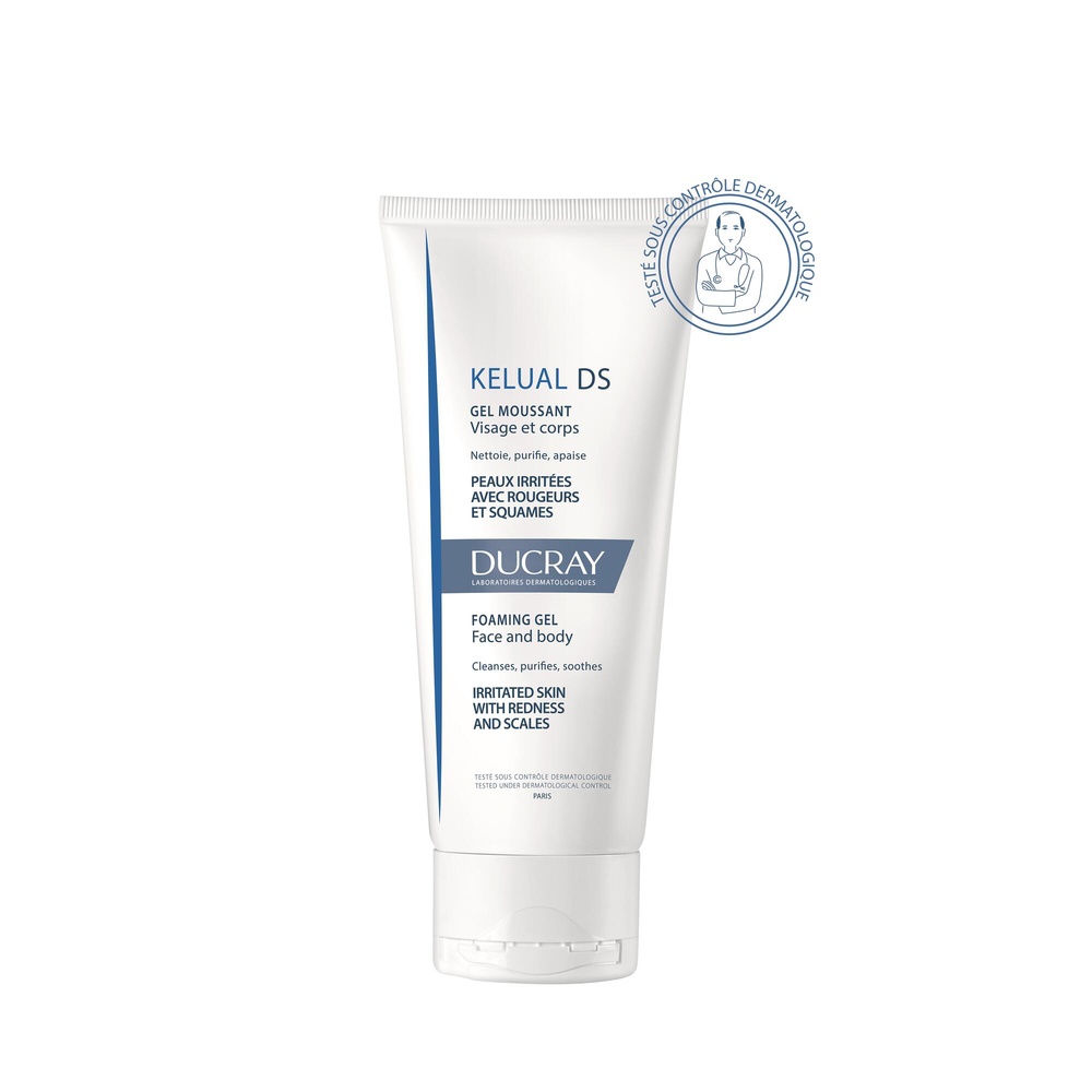 Ducray Kelual DS Gel moussant visage et corps 2 00 ml Gel moussant