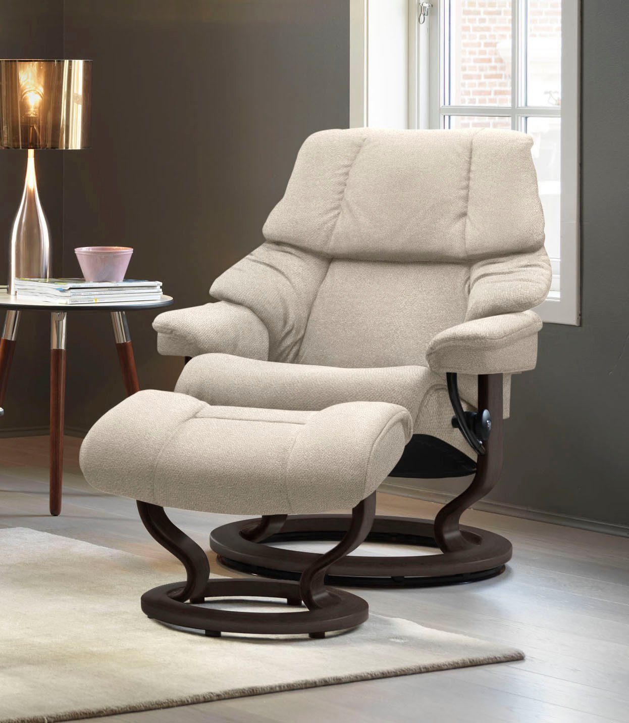 Stressless® Relaxsessel Reno, mit Classic Base, Größe S, M & L, Gestell Wenge