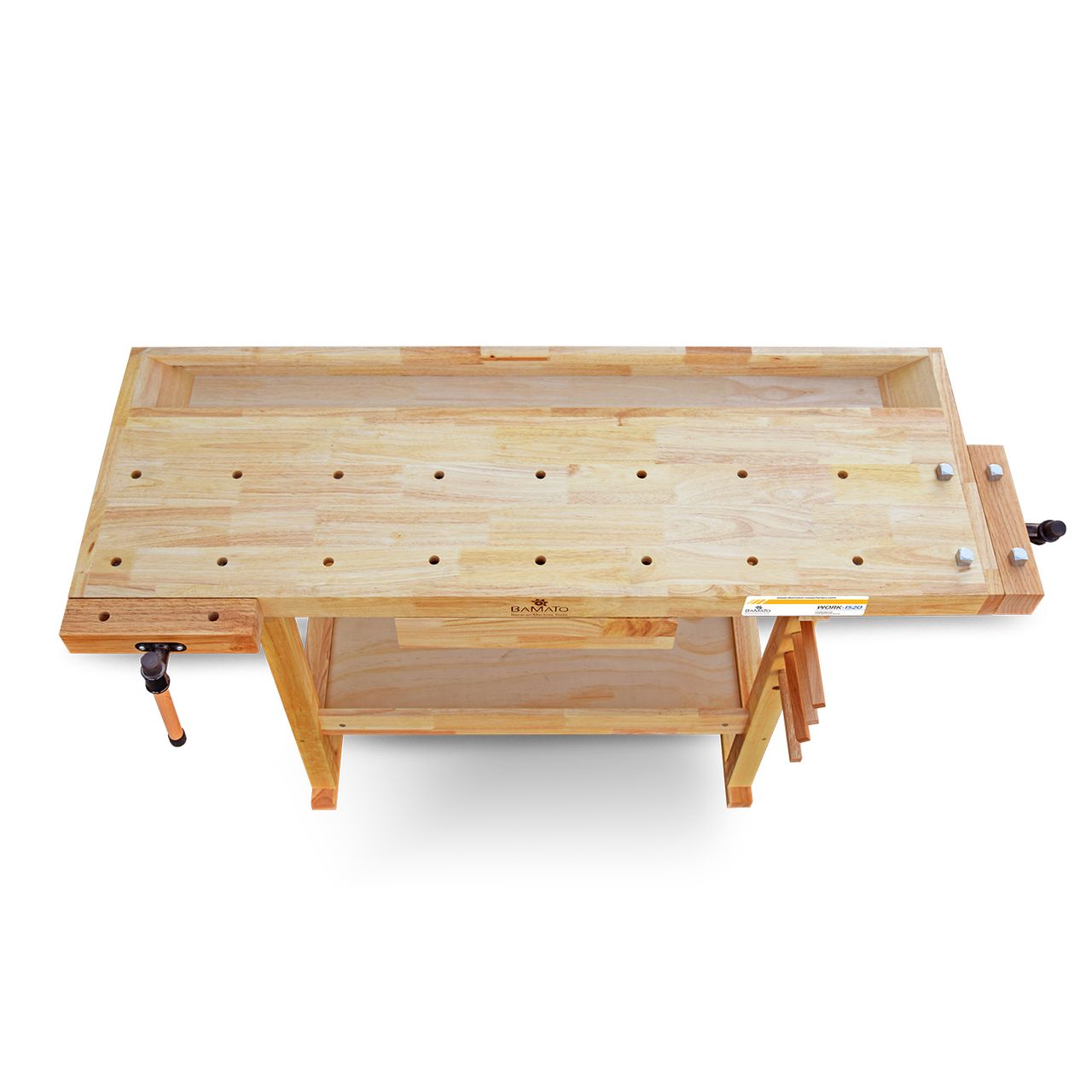 BAMATO Hobelbank WORK-1520 aus Massivholz