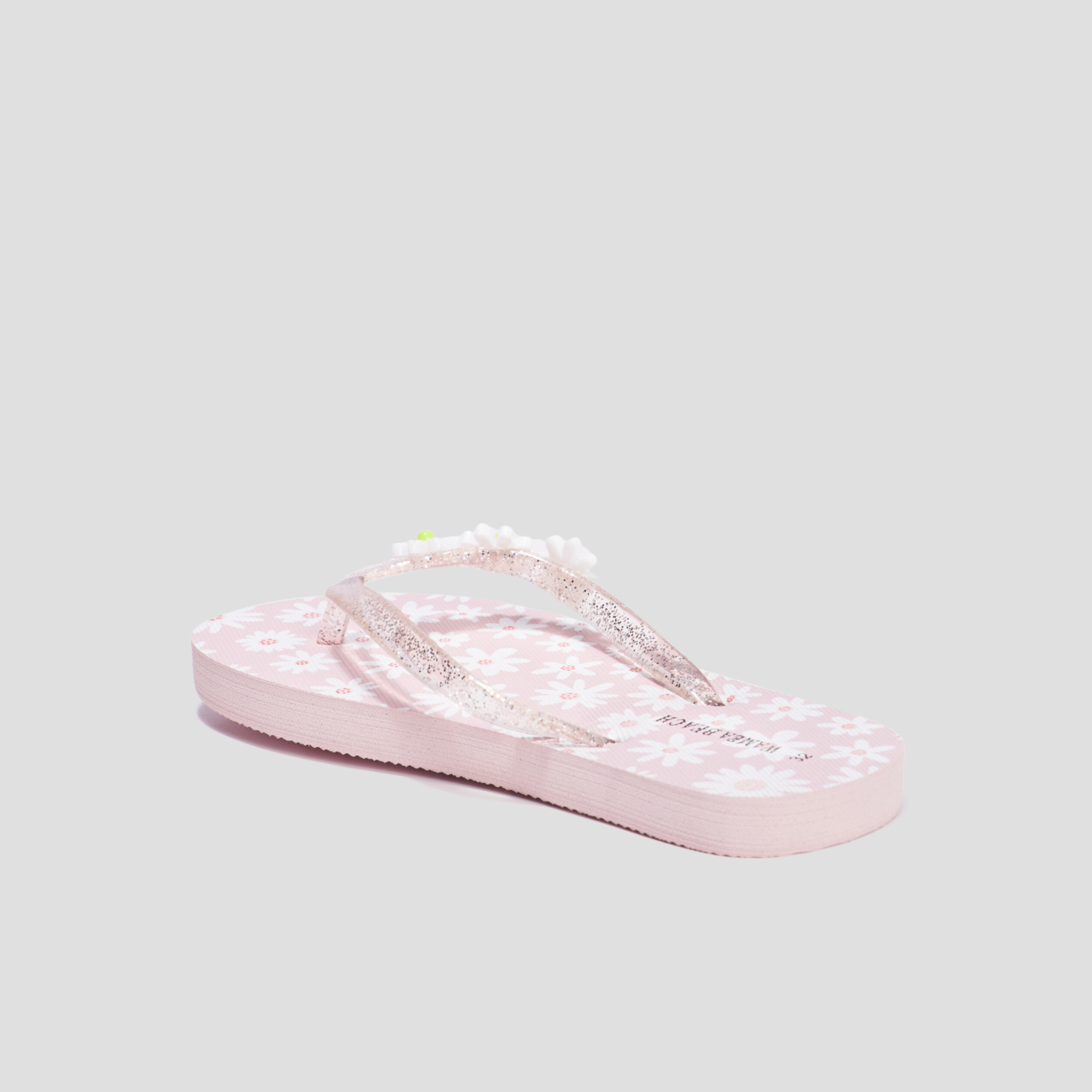 Tongs détails pailletés Wamea Beach rose fille | La Halle