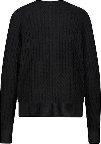 TOMMY HILFIGER Damen Strickjacke CO MINI CABLE C-NK CARDIGAN