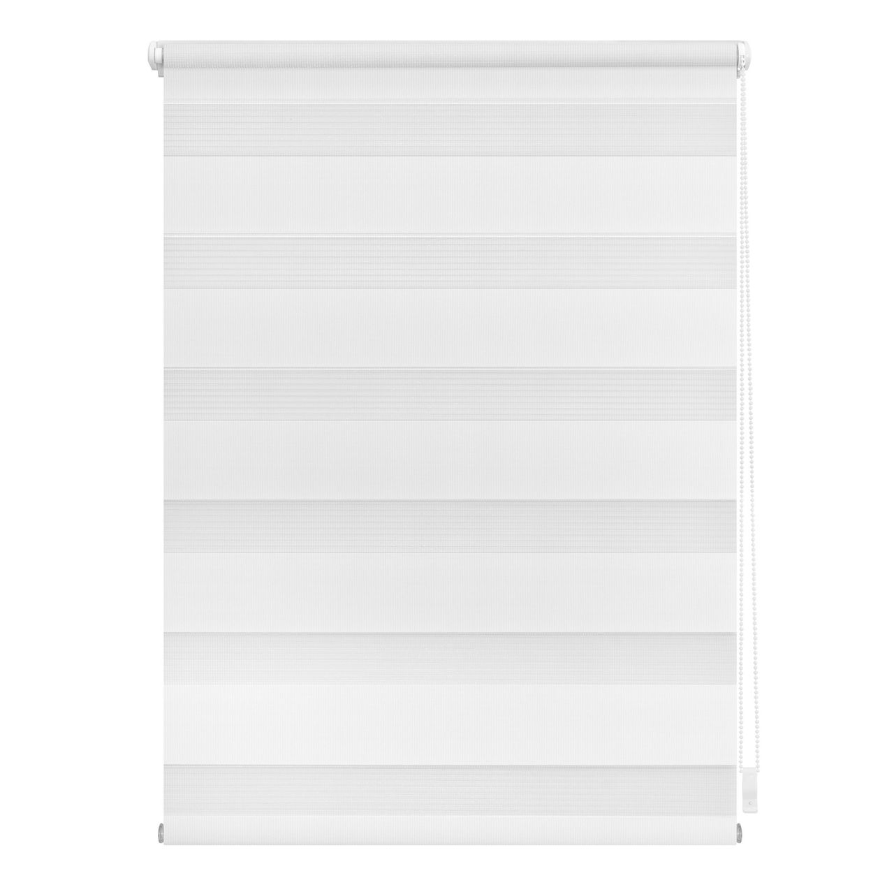 Lichtblick Duo-Rollo Klemmfix, ohne Bohren - Weiß, 90 cm x 220 cm (B x L)