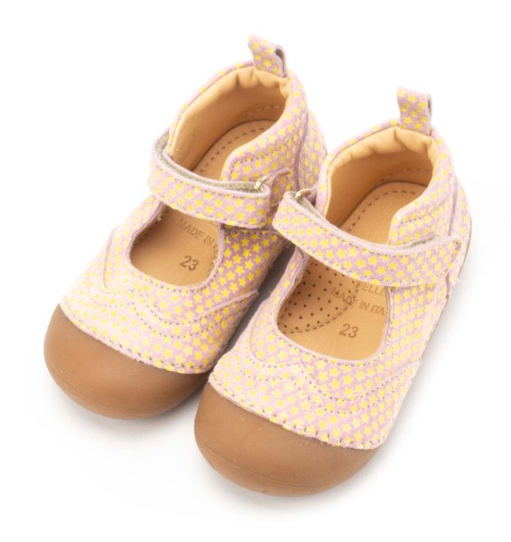 Ocra ~ Lauflern Sandale ~ Rosa mit Sternchen