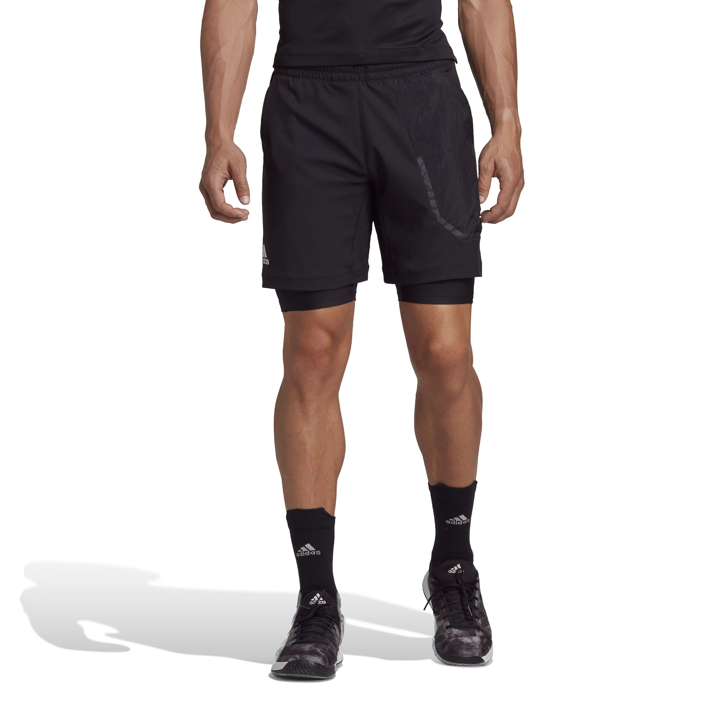 US Series 2in1 Shorts Herren - Schwarz