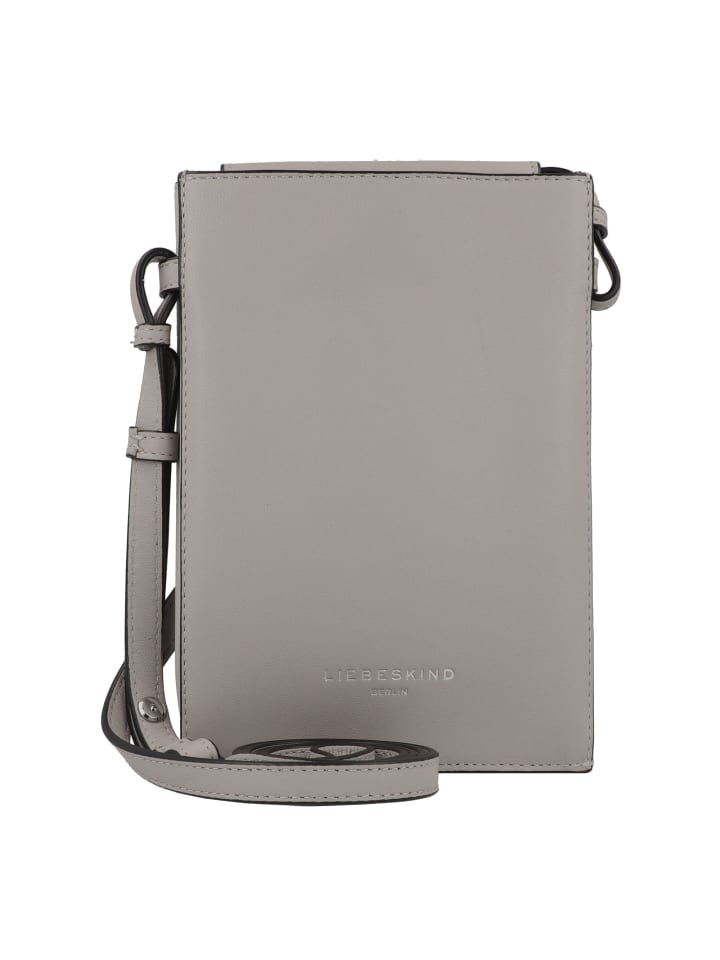LIEBESKIND BERLIN Hilla Handytasche Leder 13 cm in steel günstig kaufen onesize