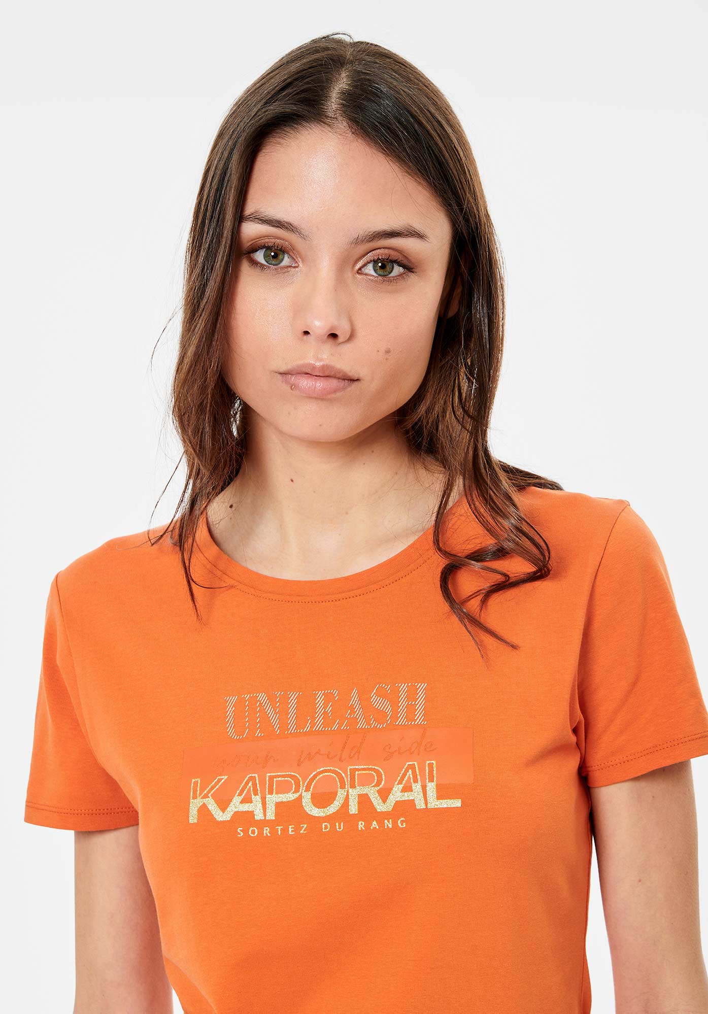 LORIE  T-shirt orange Femme