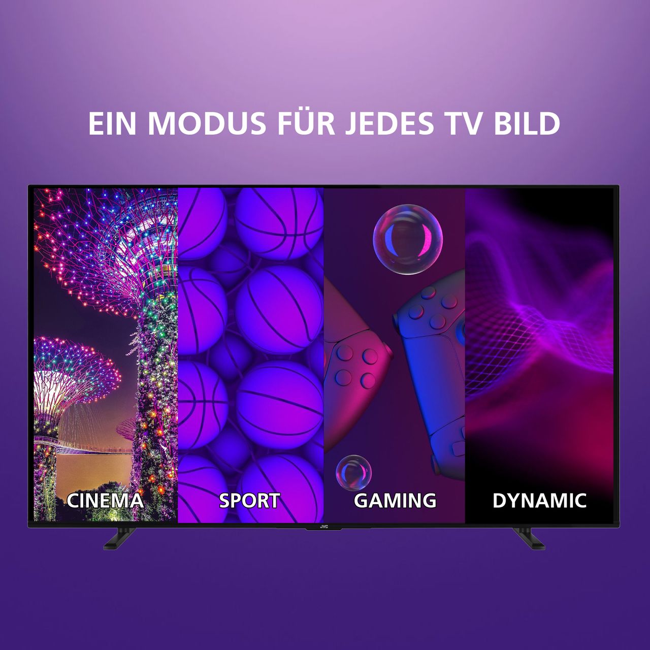 JVC JVC Fernseher 24 Zoll Smart TV (HD-Ready, HDR, Triple-Tuner)