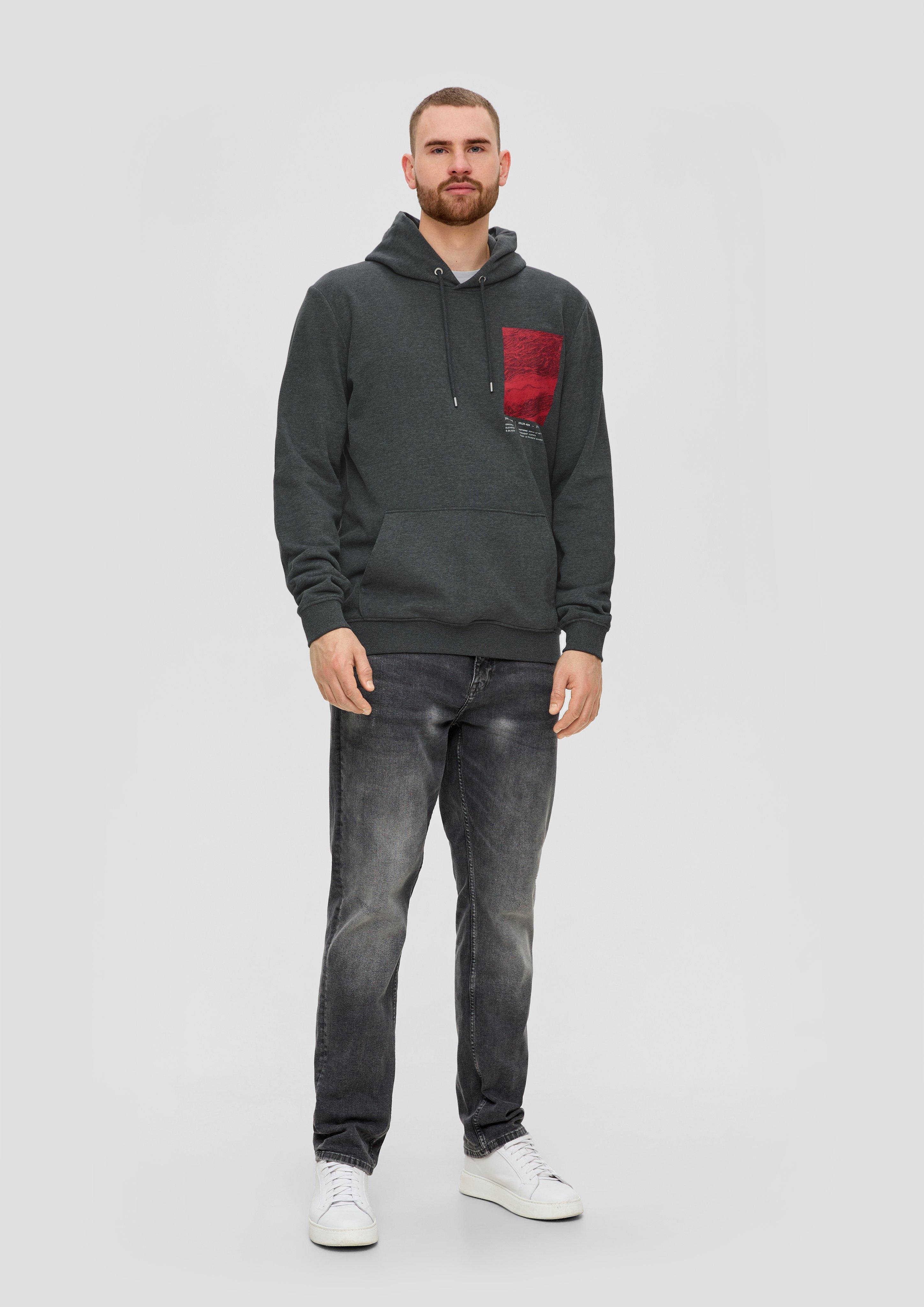 Kapuzensweater mit Frontprint  2143333-98D1