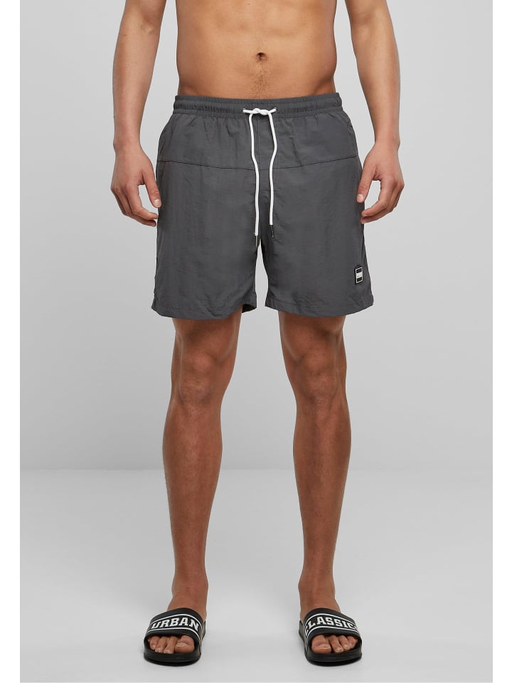 Urban Classics Urban Classics Badeshorts in darkshadow günstig kaufen