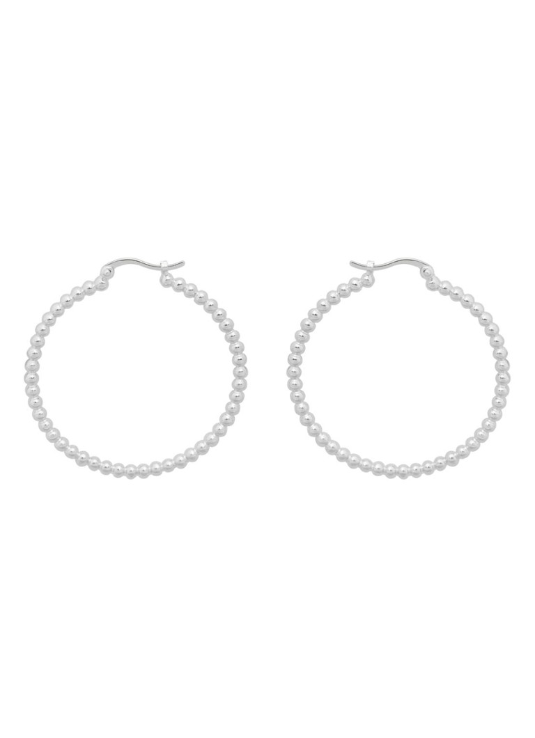Orecchini a cerchio grandi in argento Anna + Nina Solstice