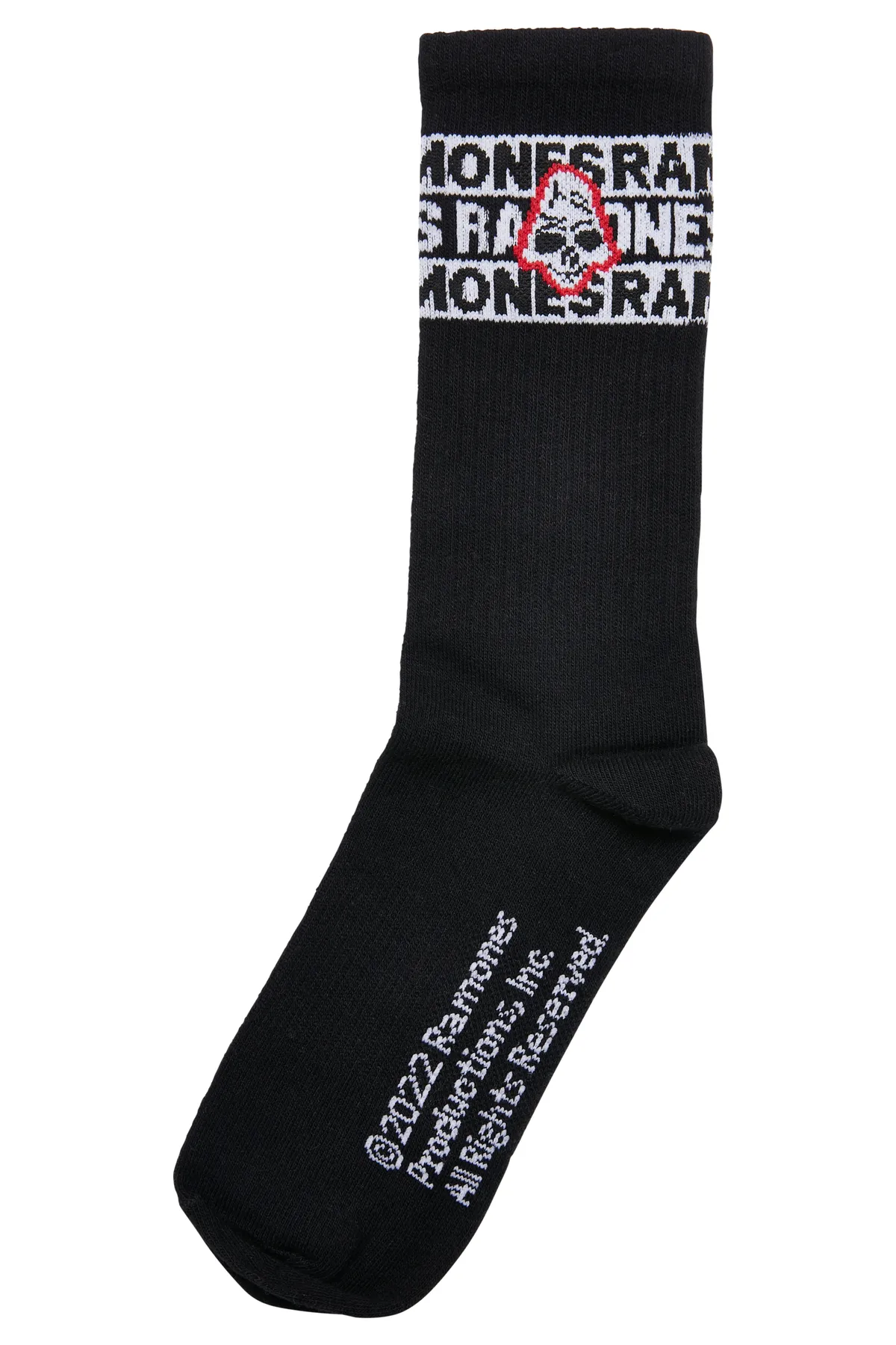 Merchcode  Accessoires Ramones Totenkopf Socken 2er-Pack