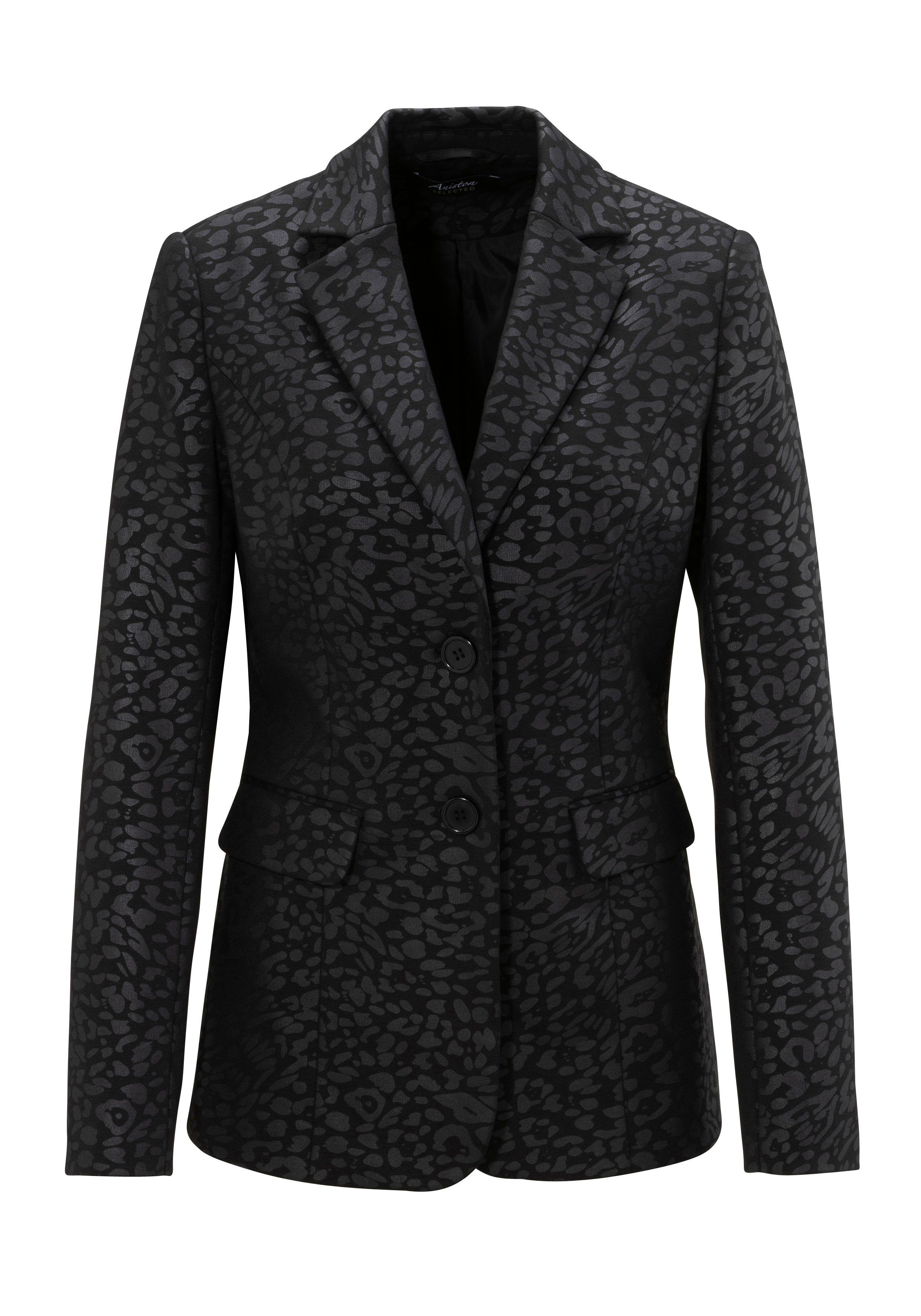 Aniston SELECTED Jackenblazer mit leicht glänzendem Animal-Print - NEUE KOLLEKTION
