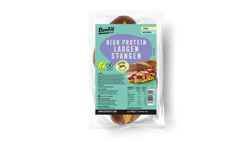 BenFit High Protein Laugenstange (Vegan) 150 g