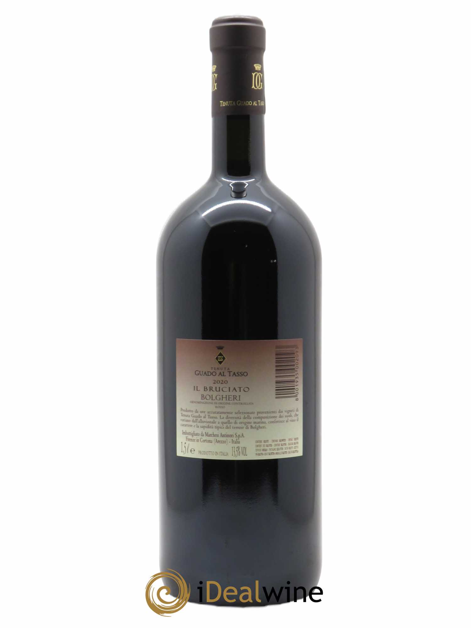 Bolgheri DOC Il Bruciato Tenuta Guado al Tasso - Antinori  2020 - Lot de 1 Magnum