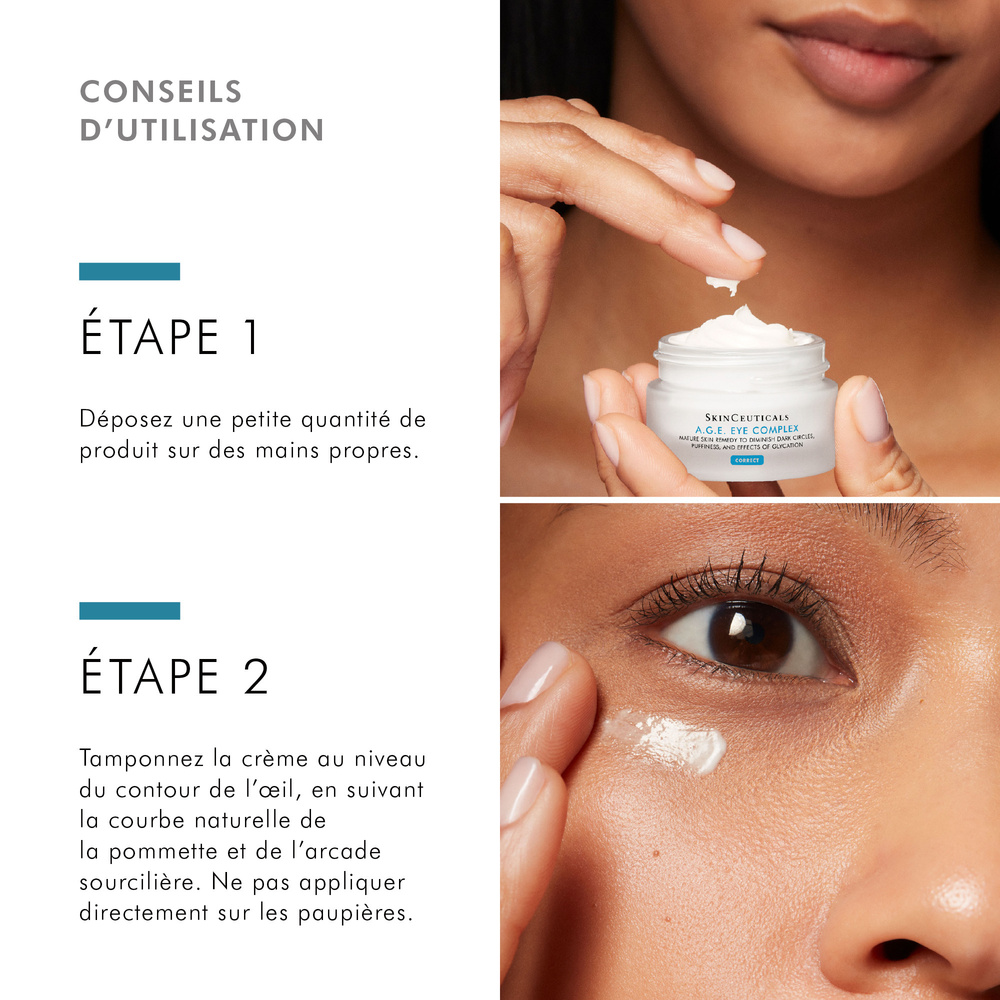 SkinCeuticals A.G.E. Eye Complex Soin anti cernes anti poches pour le contour des yeux - anti-rides et fermeté