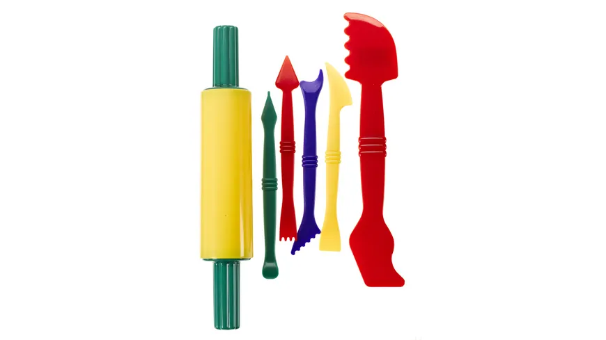 Müller - Toy Place - Knetwerkzeugset, 6-teilig