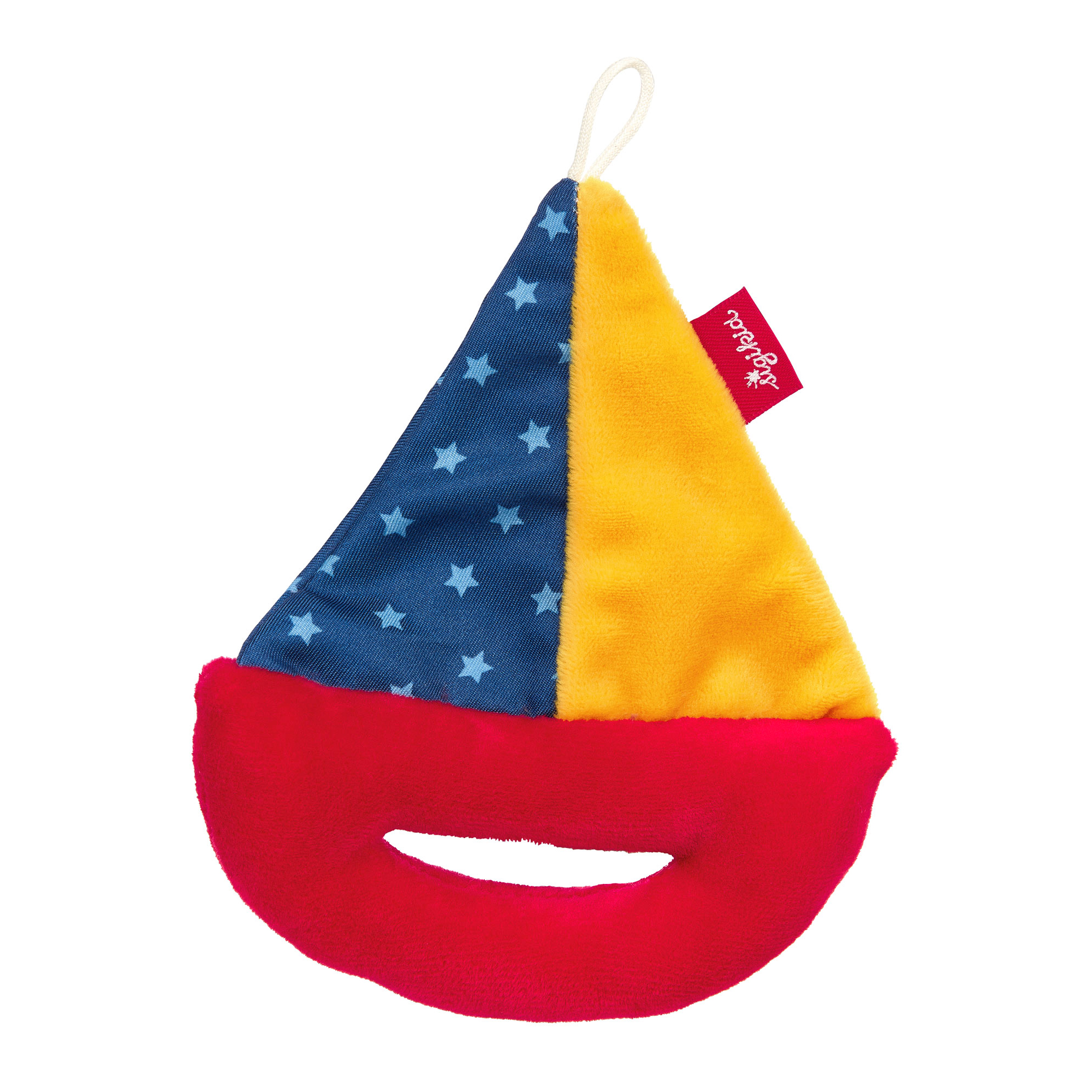 Baby Greifling Segelboot, Red Stars