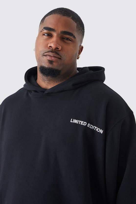 Plus kastiger Oversize Hoodie