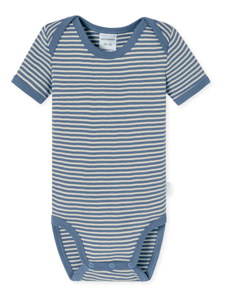 Schiesser Body Natural Love in blau, creme günstig kaufen