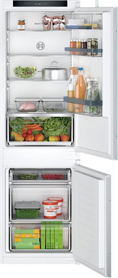 BOSCH Einbaukühlgefrierkombination Serie 4 KIV86VSE0, 177,2 cm hoch, 54,1 cm breit