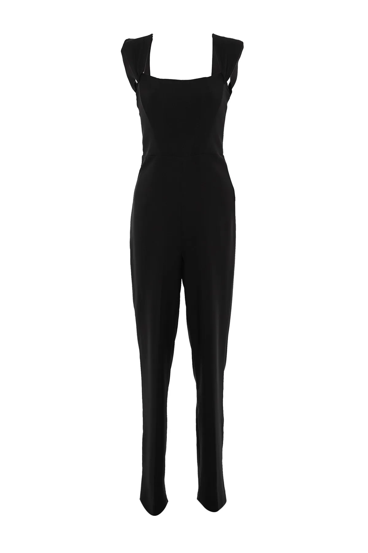 Trendyol Collection  Schwarzer gefütterter gewebter Overall TPRSS22TU0070