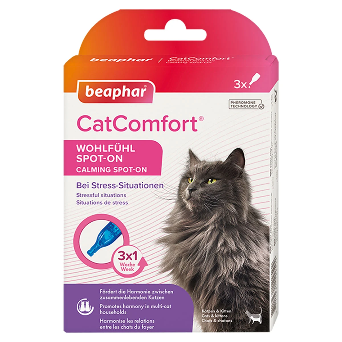 beaphar CatComfort Wohlfühl Spot-On 3x0,55ml kaufen bei ZooRoyal