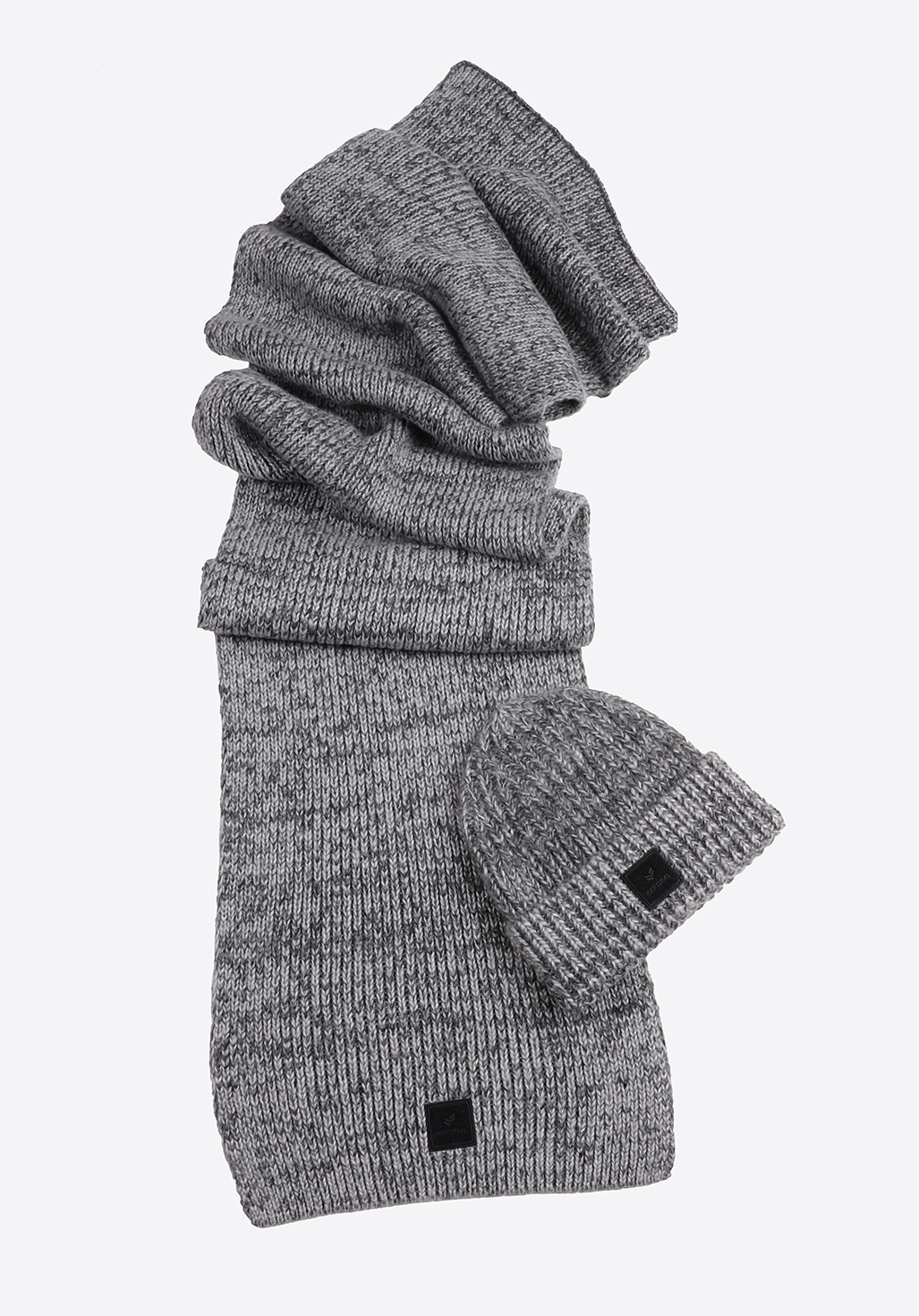 VELMO  coffret bonnet et écharpe gris