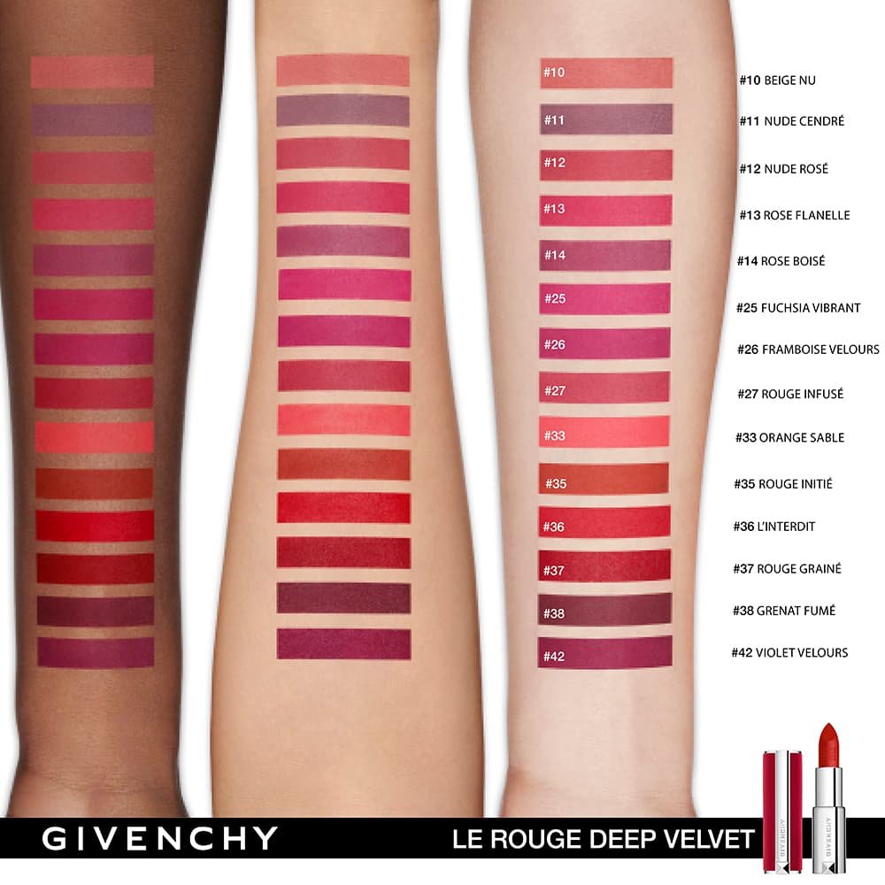 Givenchy Lippen Le Rouge Deep Velvet