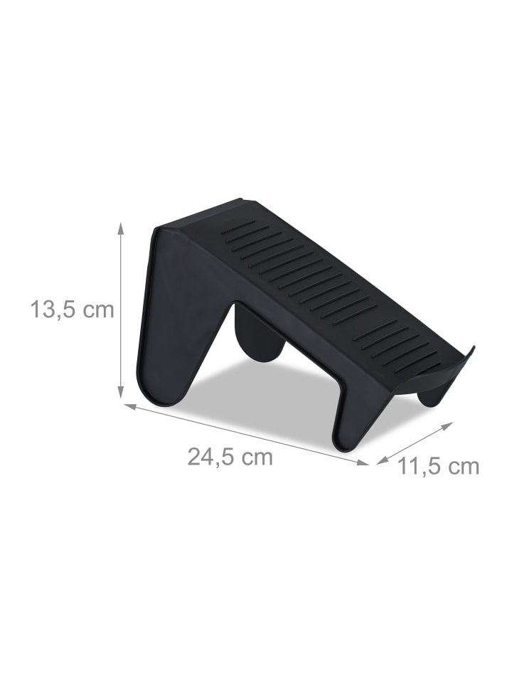 relaxdays 12 x Schuhhalter in Schwarz günstig kaufen onesize