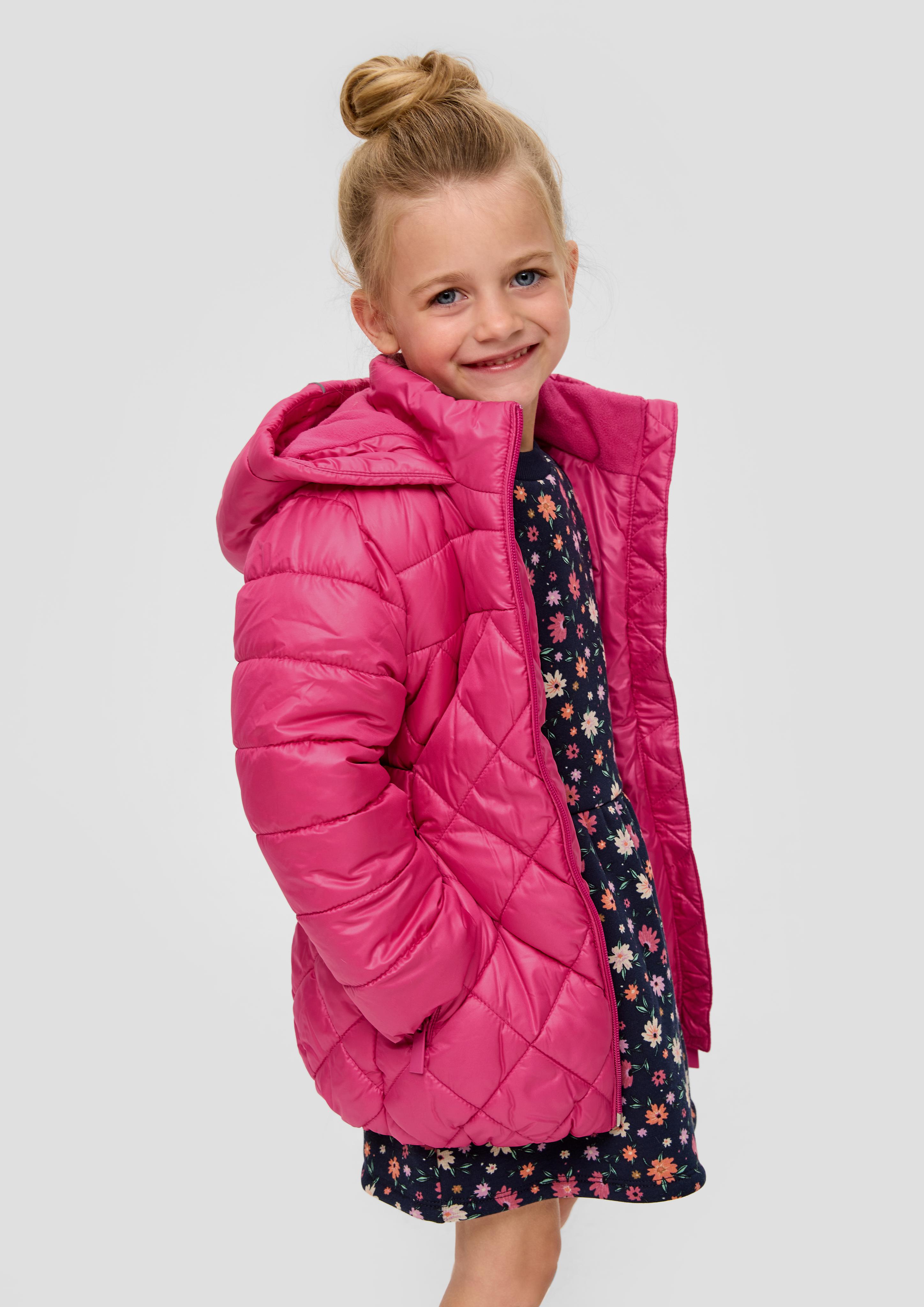 Steppjacke mit Textilgürtel  2132183-4470