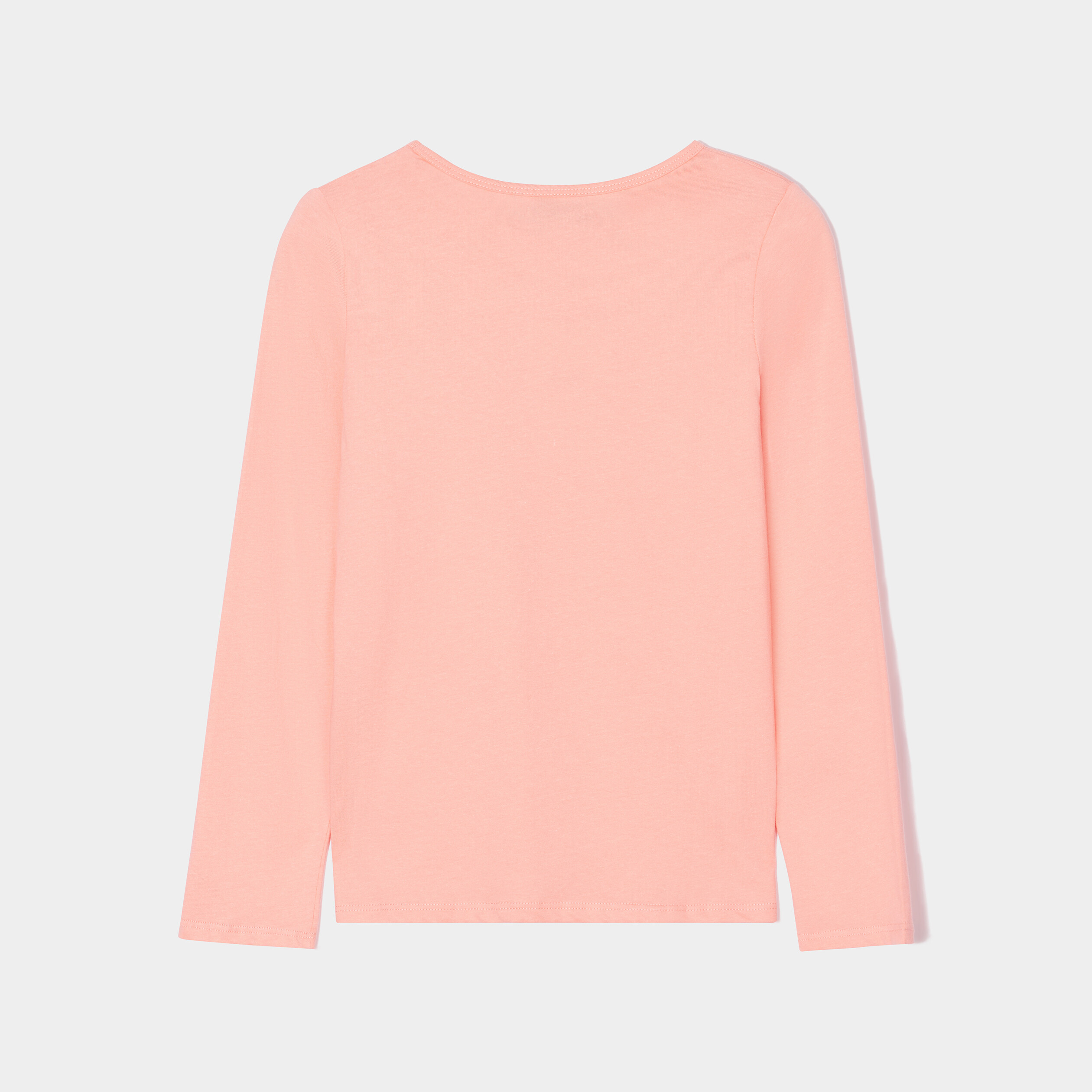 Ensemble pyjama pantalon resserré orange corail fille | La Halle