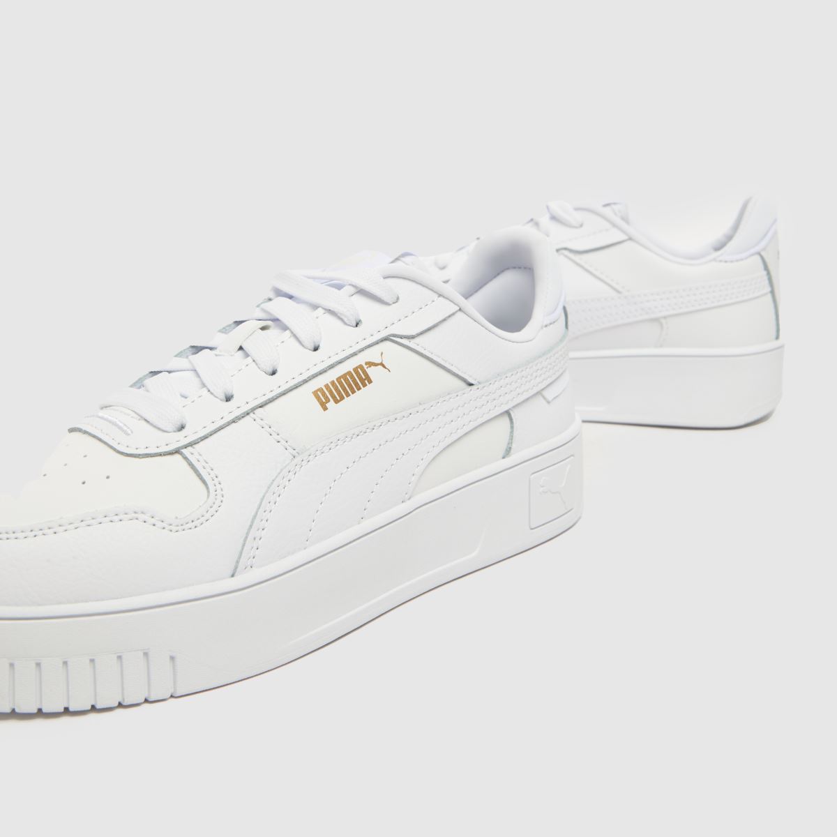 PUMA vita Carina Street flickor ungdomsskor