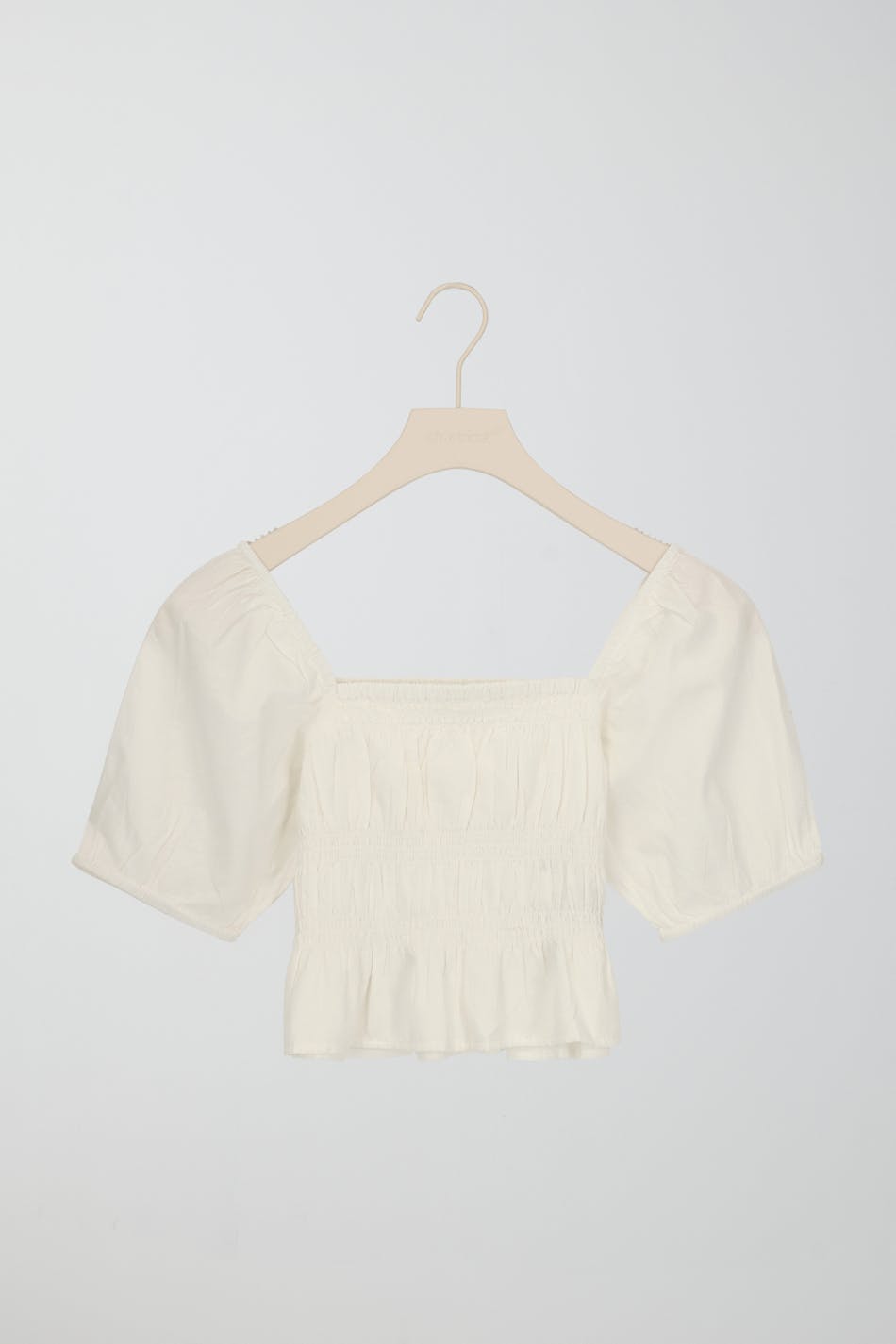 Y anglaise puff sleeve top
