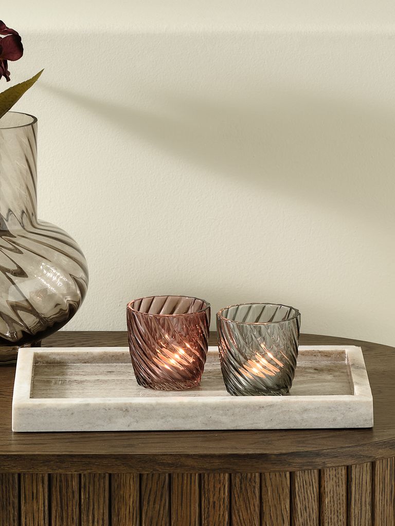 VAGN Tealight holder VAGN Ø8xW8cm glass asst.