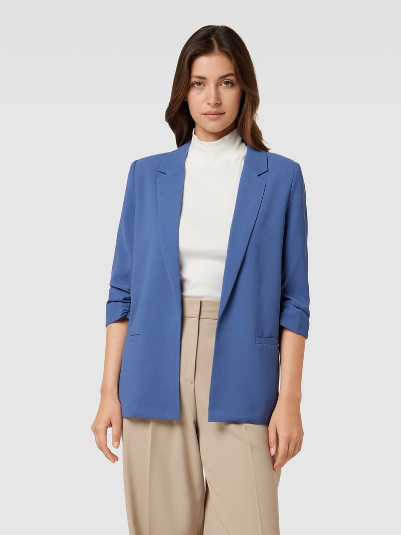 Blazer mit offener Vorderseite Modell 'Shirley' in bleu