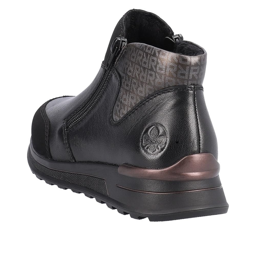 RIEKER Stiefeletten schwarz