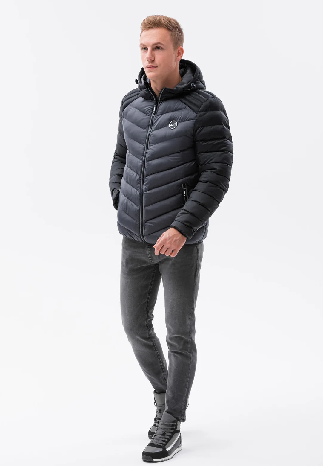 Chaqueta de invierno ombré
