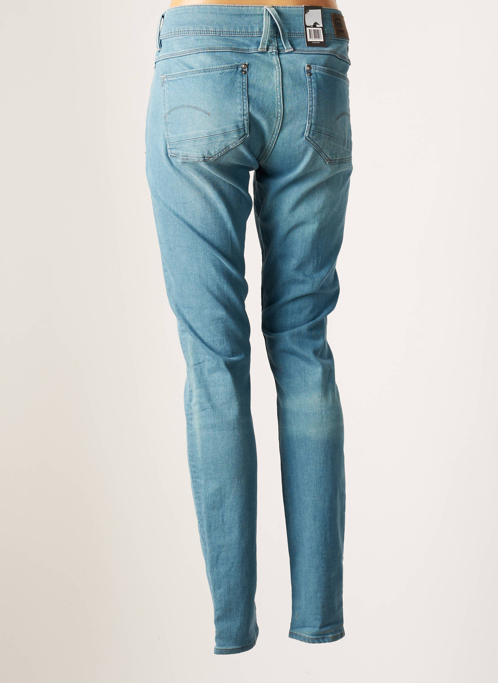 G Star Jeans Skinny Femme couleur bleu