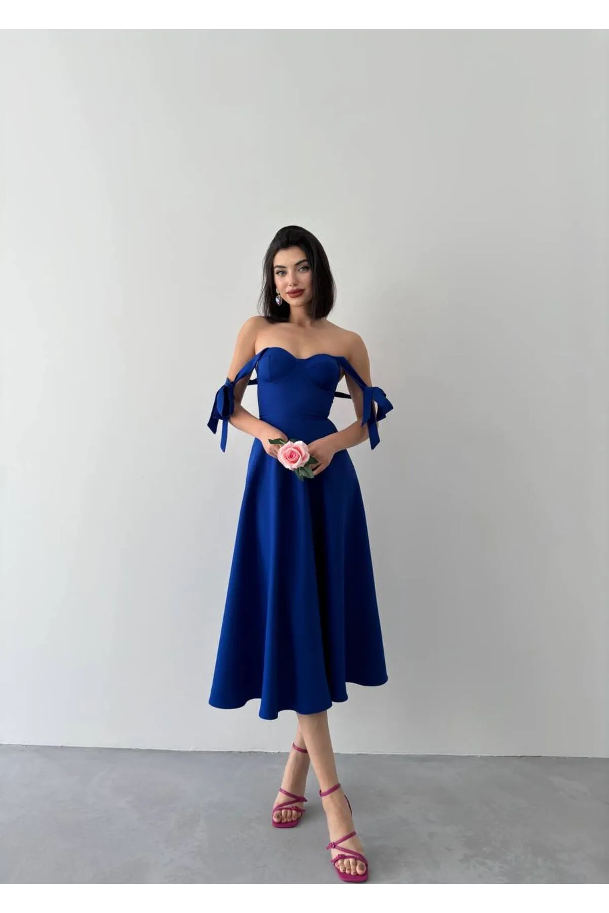 SONREİR  Kleid - Dunkelblau - A-Linie
