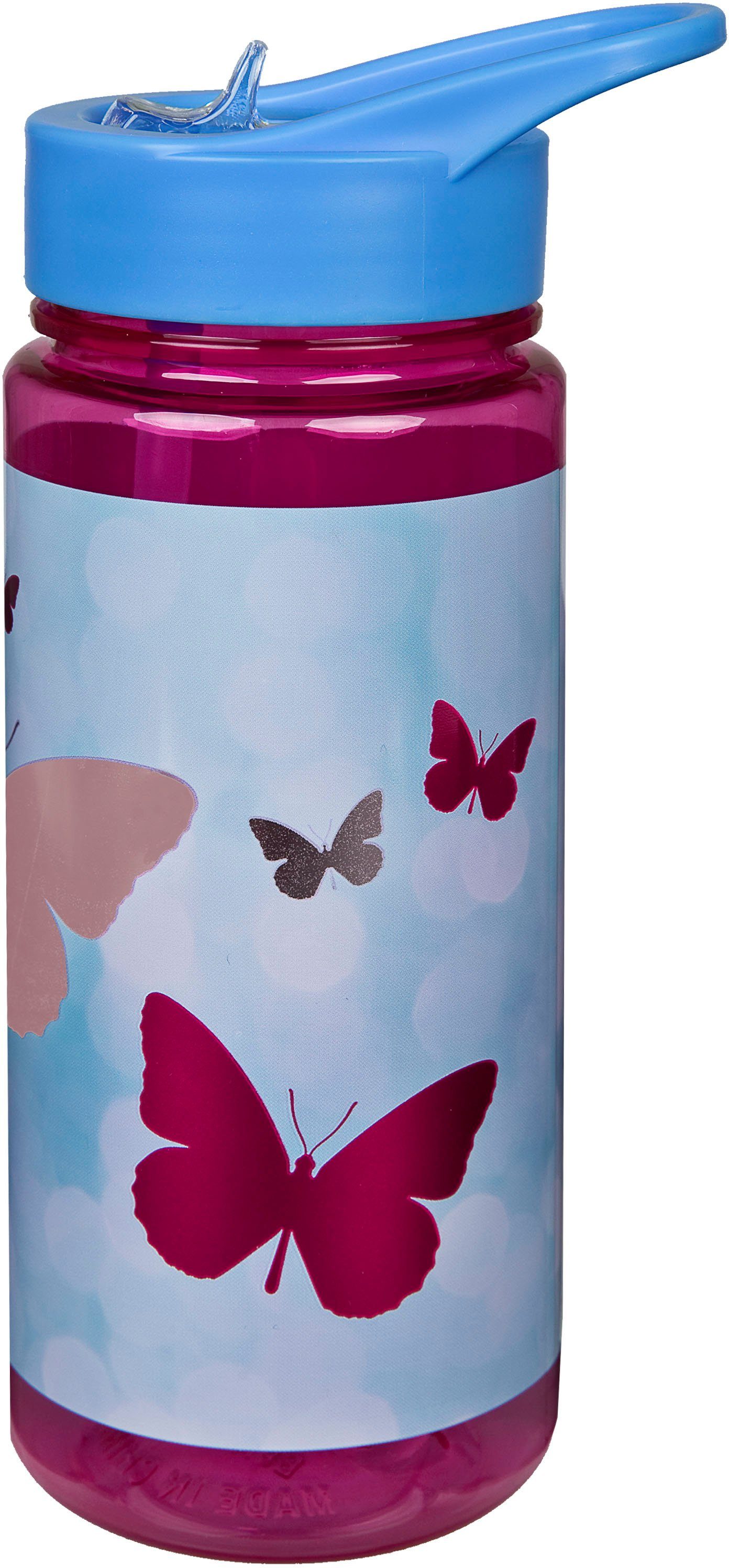 Scooli Lunchbox Fly & Sparkle, Kunststoff, (Set, 2-tlg), Brotzeitdose & Trinkflasche