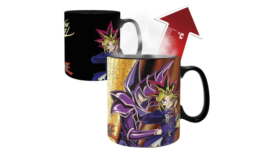 YU-GI-OH! Yugi vs Kaïba Thermoeffekt Tasse 460ml