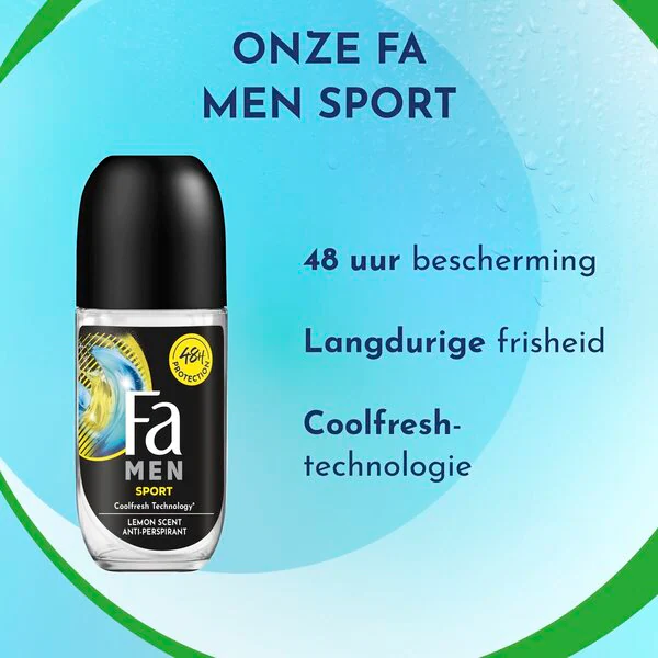 Deodorante roll-on Fa Men Sport 50ml
