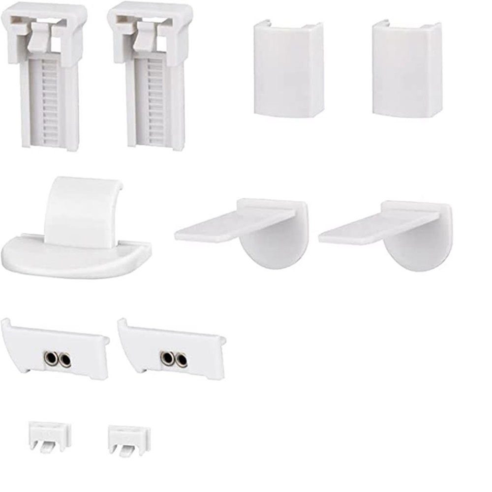 Zubehör-Set Klemmträger Plissee Ersatzteile Set Klemmträger Zubehör , CTGtree, (11-tlg)