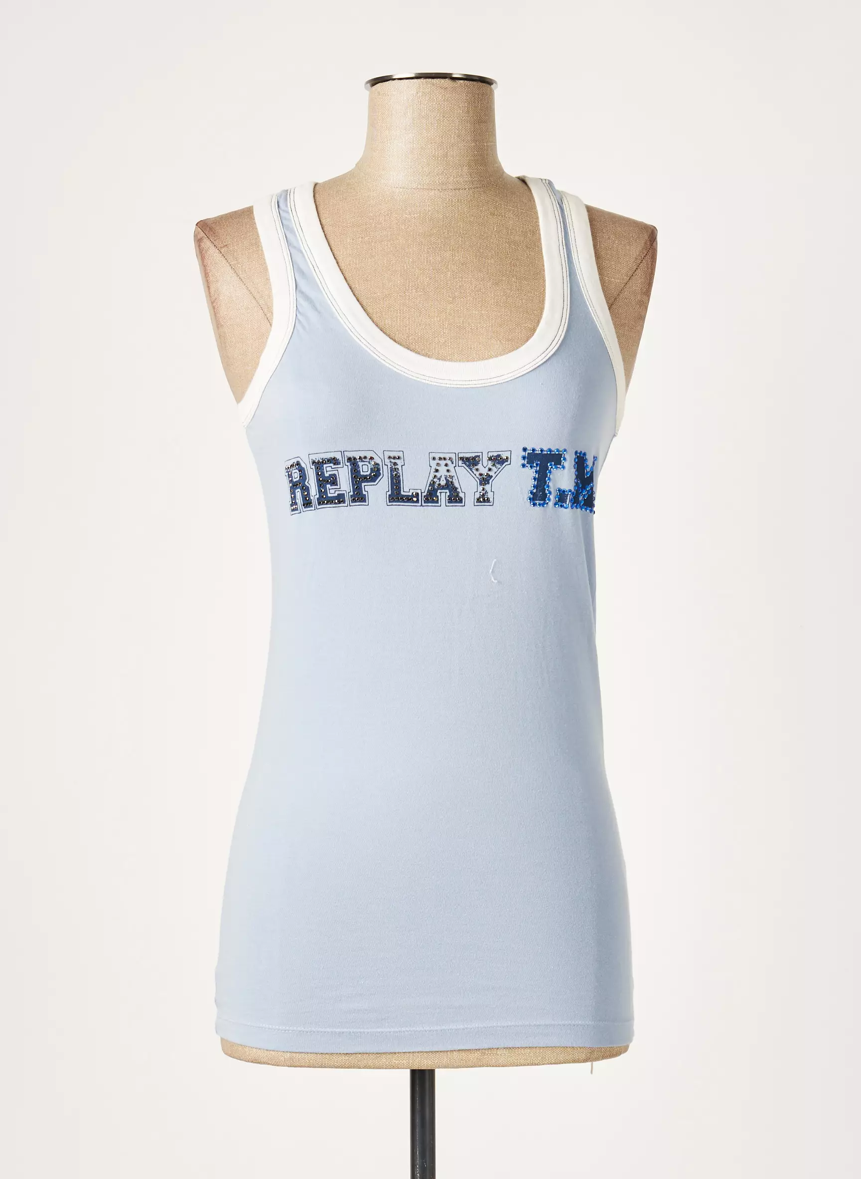 Replay Debardeurs Femme couleur bleu
