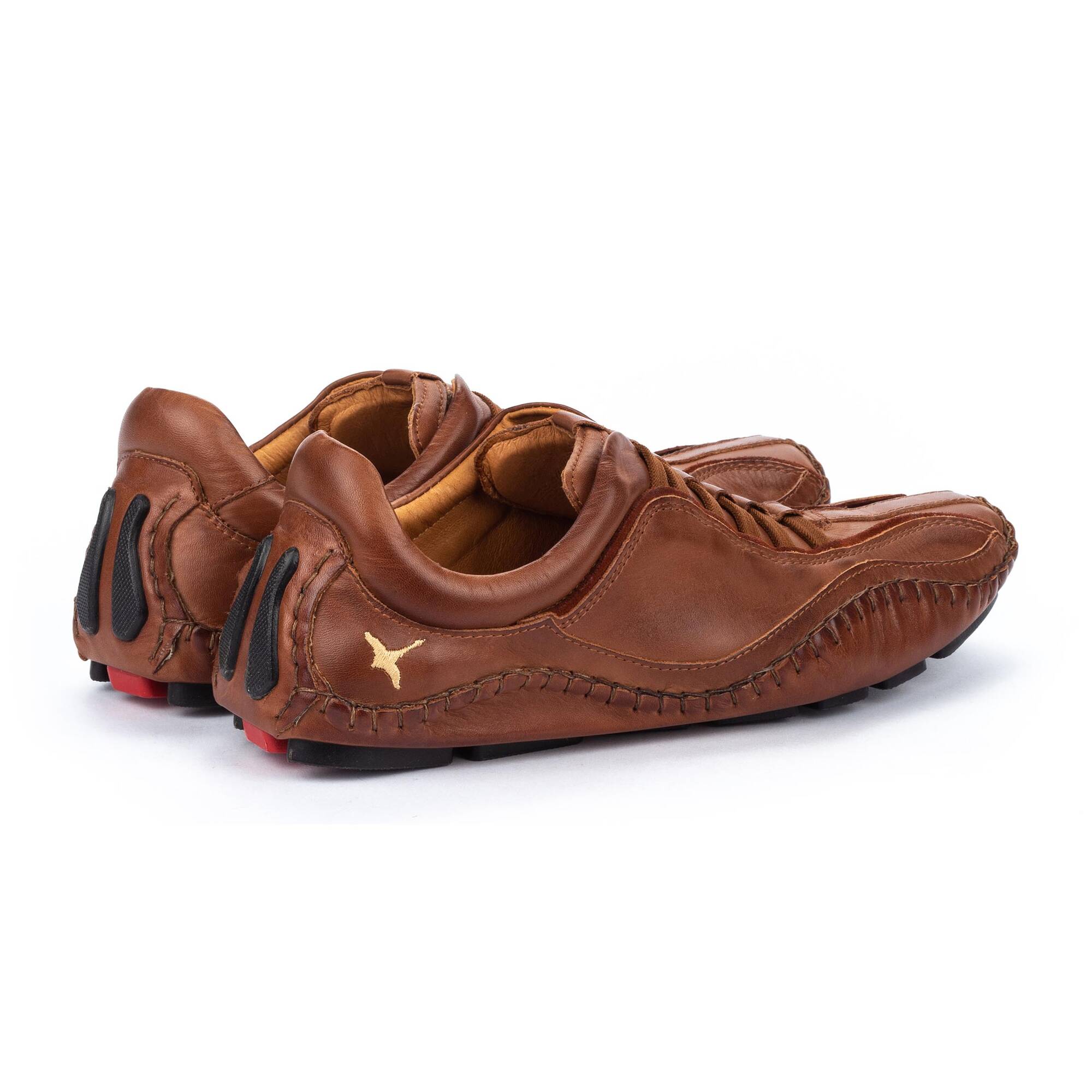 Herensportschoenen met elastiek - Leer