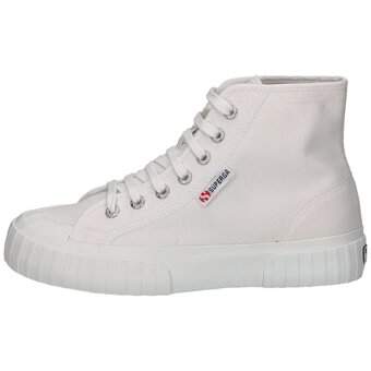 Superga Stripe Sneaker High in weiß
