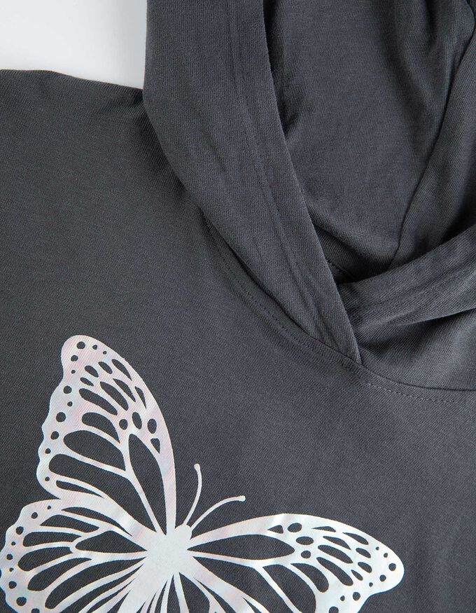 Hoodie - gebundener Saum
