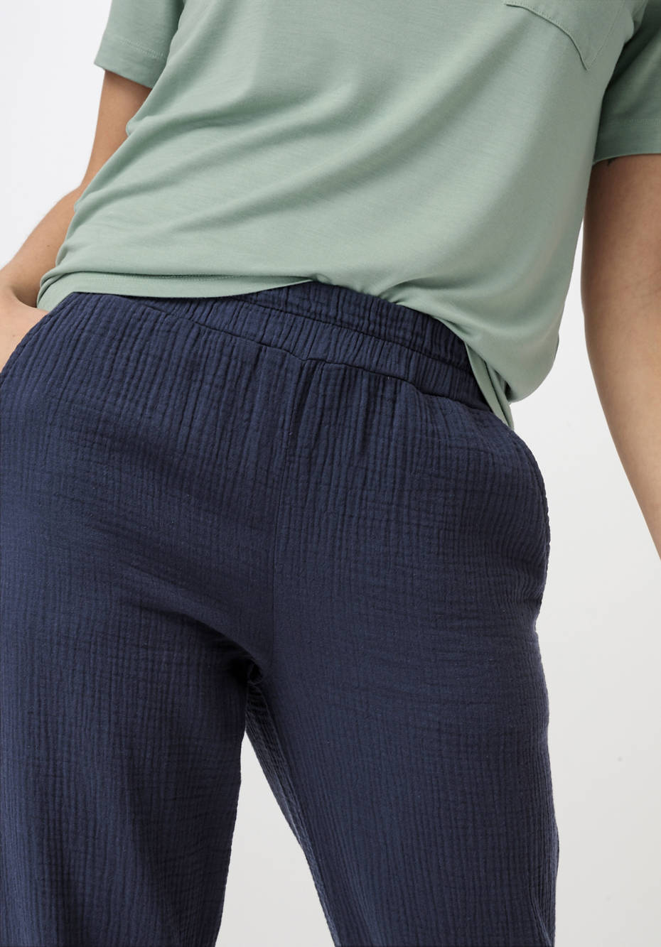 Musselin Hose aus reiner Bio-Baumwolle