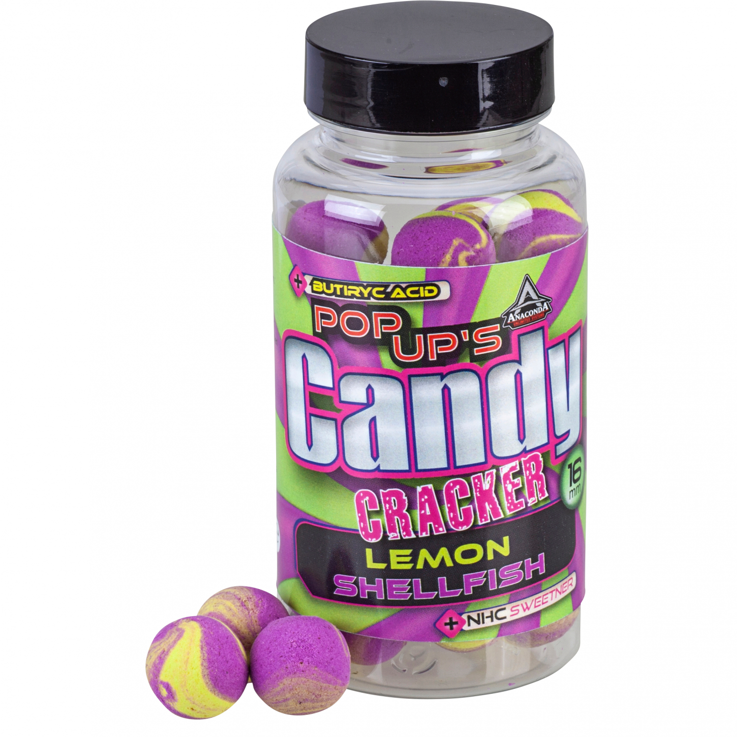 Anaconda Popups Candy Cracker (Lemon/Shellfish)